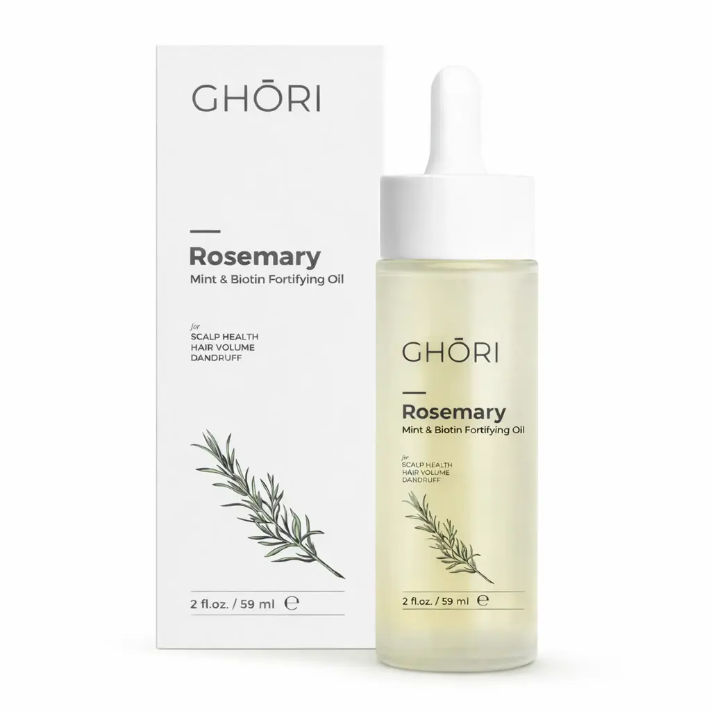 Ghori Rosemary, Mint & Biotin Fortifying Oil 